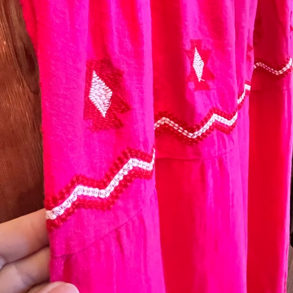 NWT ANN TAYLOR LOFT EMBROIDERED Midi Dress - Picture 3 of 9